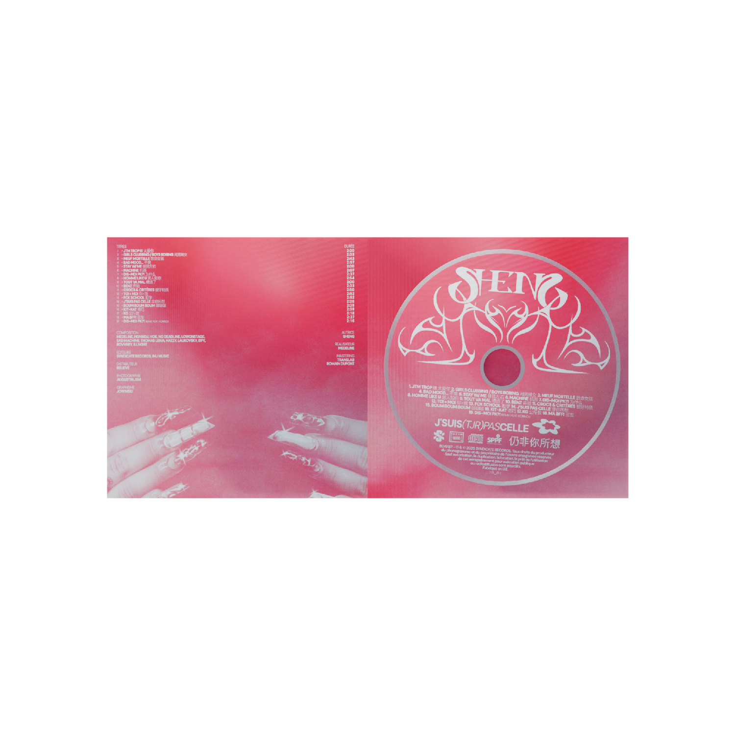 CD J'SUIS (TJR) PAS CELLE 仍非你所想